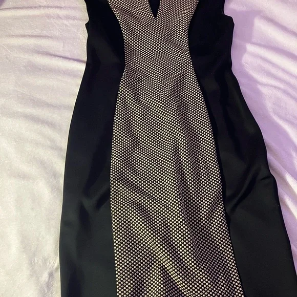 Connected Apparel Color Block Sheath Dress Size 12 - Picture 3 of 6